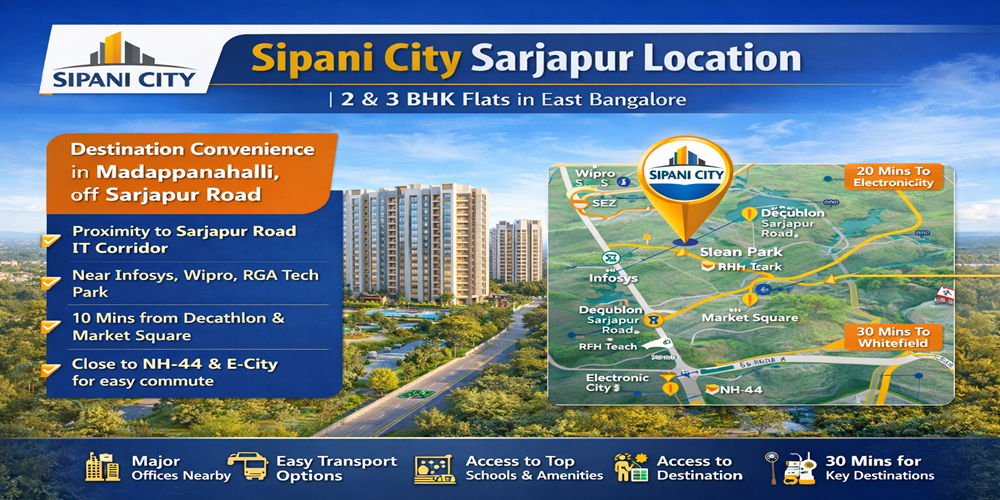 Sipani City Sarjapur Township banner image