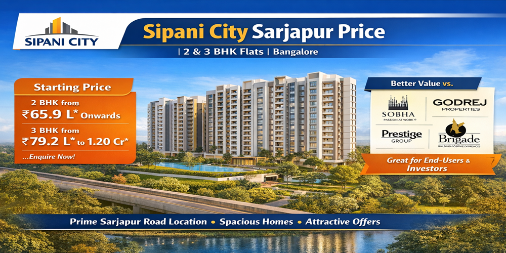 Sipani City Sarjapur Township banner image